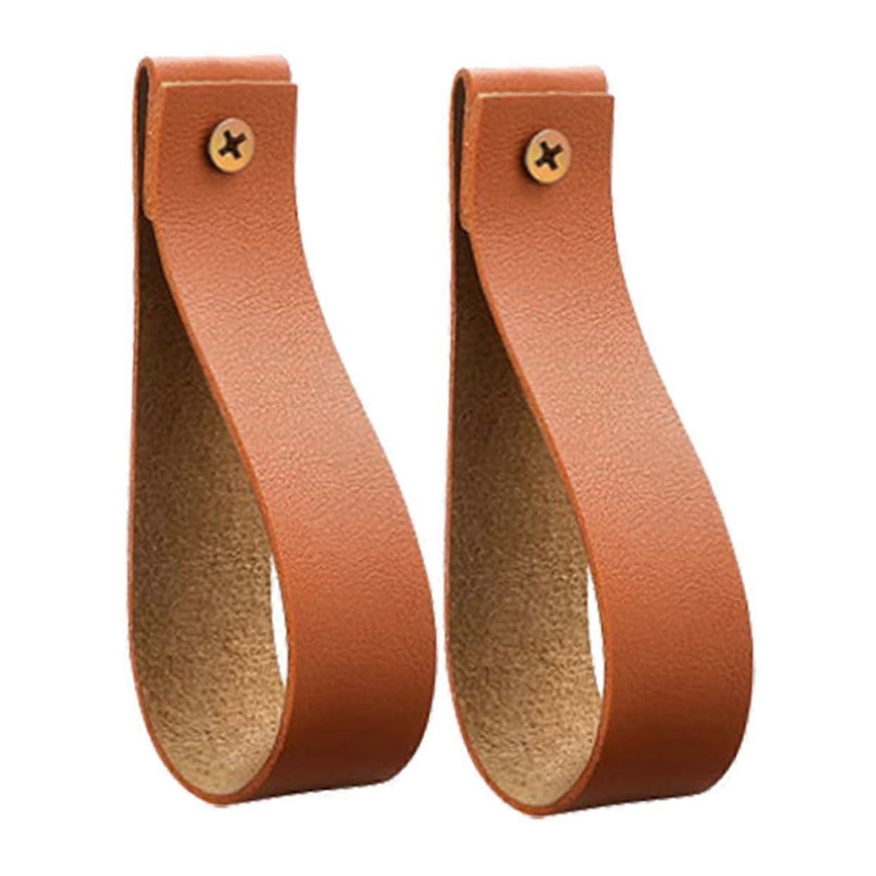 2pcs Boho Wall Hooks Curtain Rod Holders Rustic Decorative Brackets for Towels and Home Decor