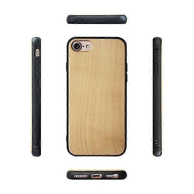 Textured Wood Shell Case for Apple iPhone 6/7/8 4.7 ''- Maple 25-26