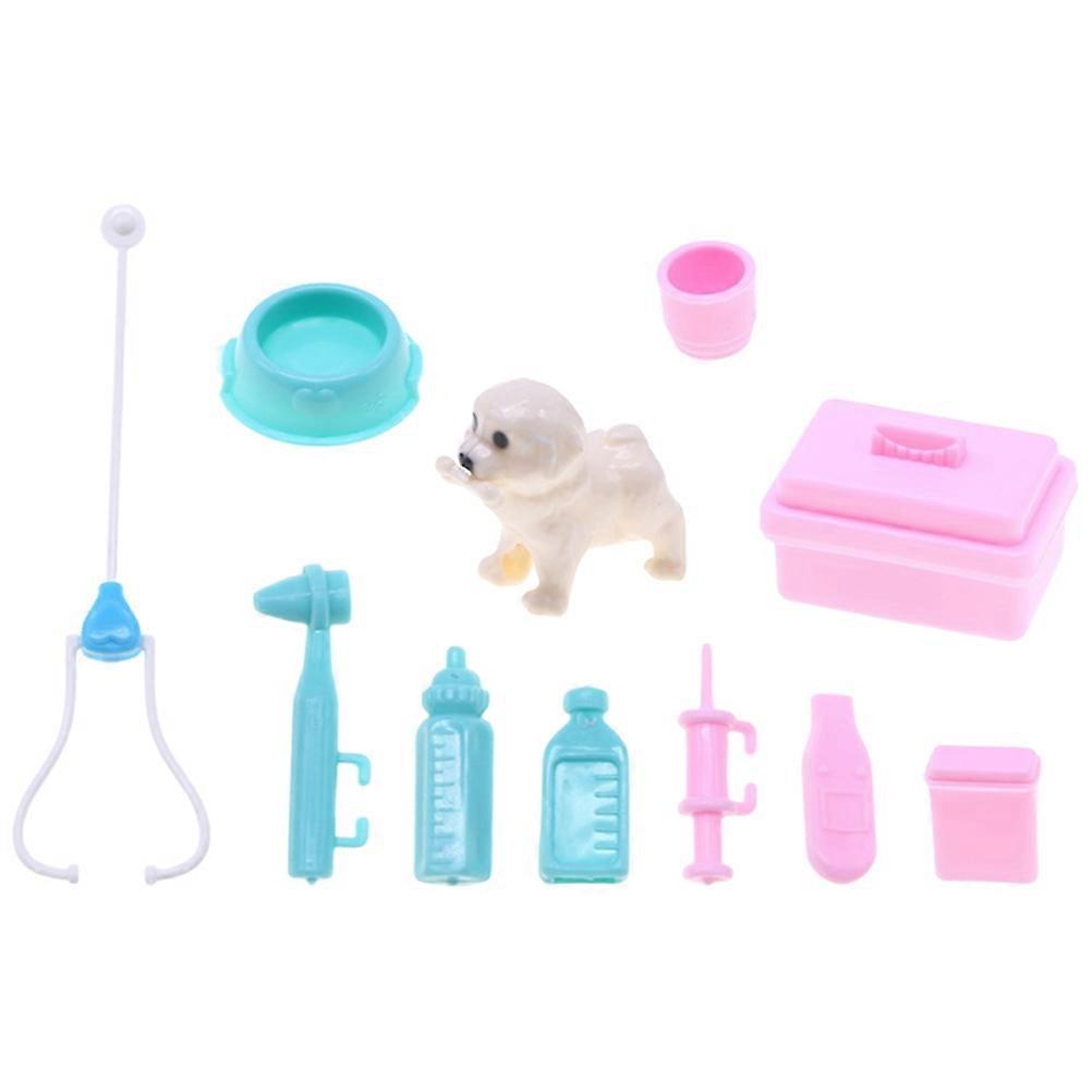 Vet Tool Set Props for Educational Play 1Set Plastic Simulation Tools