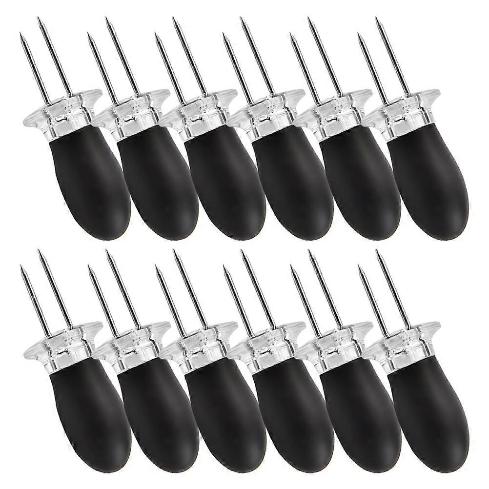Corn Skewers for Corn on The Cob with Safety Interlock 12Pcs
