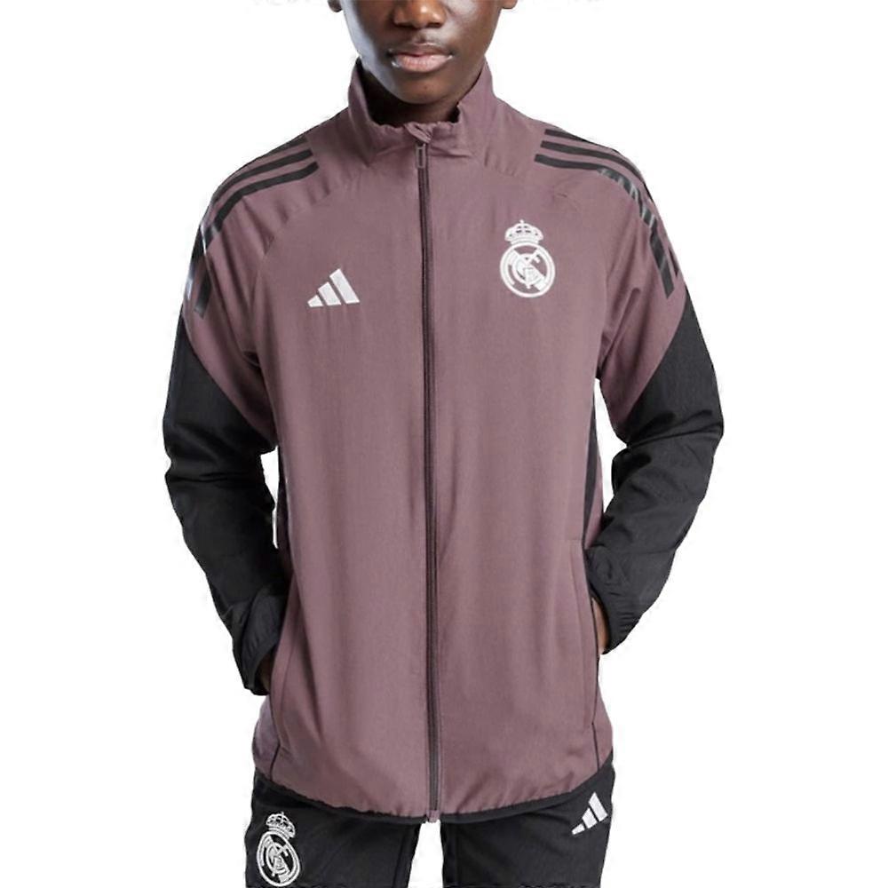 2025-2026 Real Madrid Presentation Jacket (Shadow Fig) - Kids