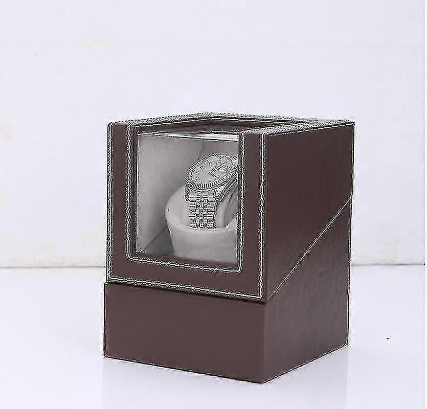 Automatic Watch Winder Pu Leather Adjustable Rotating Watch Box
