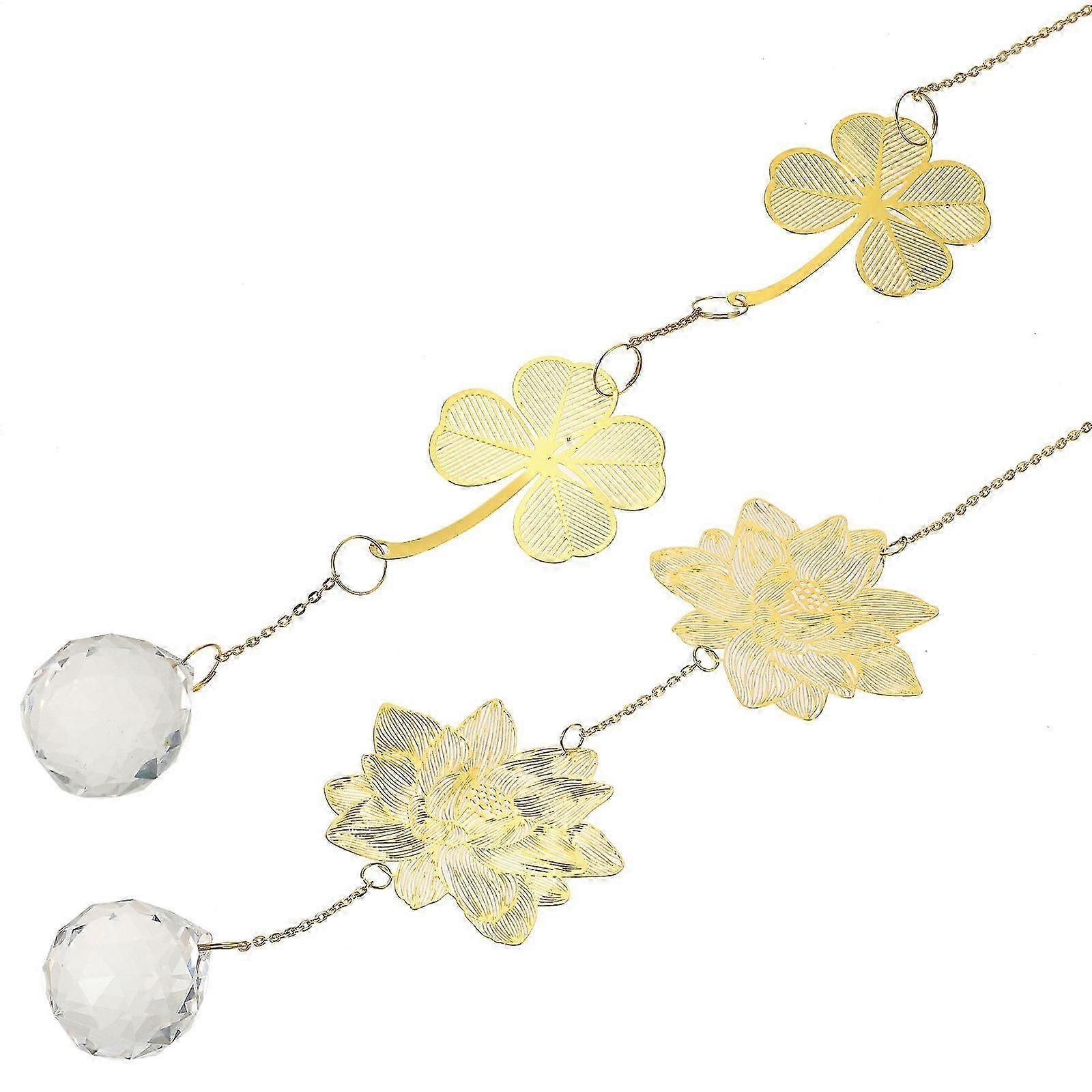 Ceiling Fan Pull Chains with Crystal for Decor Vintage Design 2 Pieces 4 Inches