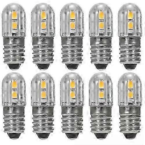 E10 6V AC DC 2W LED screw base bulb light source lamp light bulb