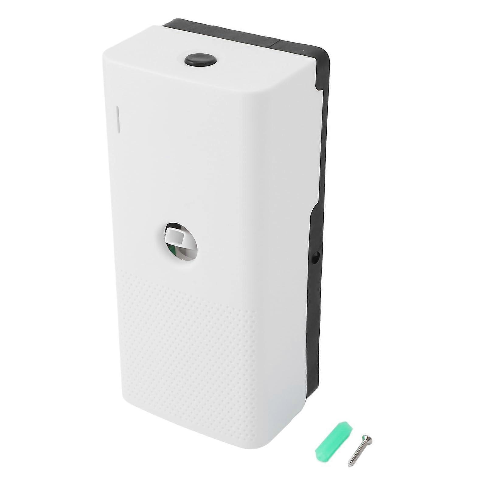 Waterless Essential Oil Diffuser with Timer, Automatic Aroma Dispenser for Bathroom, Home or Office (White)