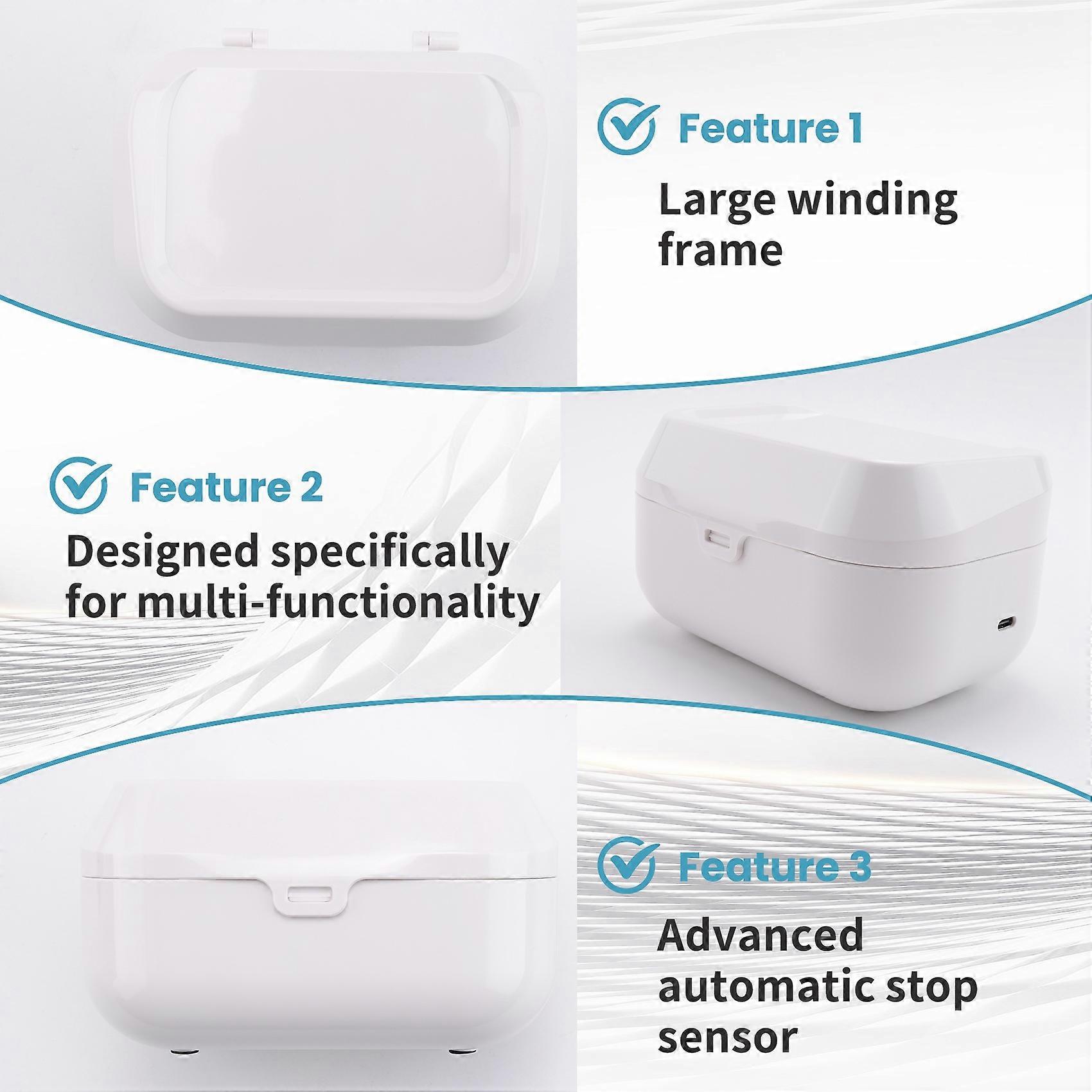 Automatic Bobbin Winder with Auto Stopper, Large Spool Thread Holder for Sewing Machine Thread Winding Use