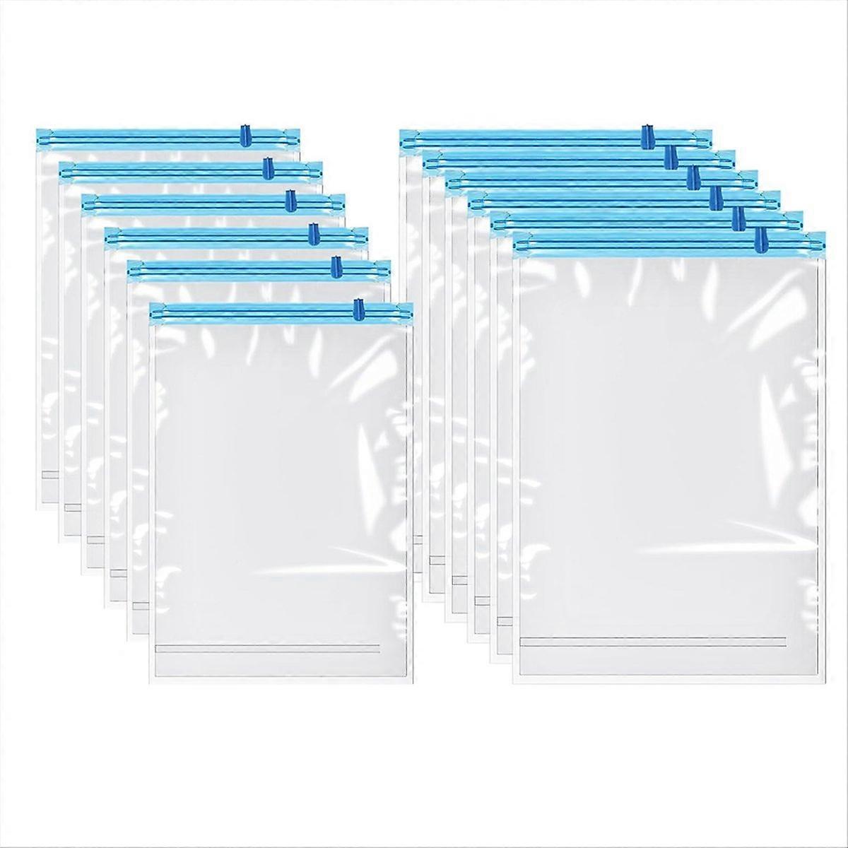 12 Pack Vacuum Compression Bags Travel Storage Bag