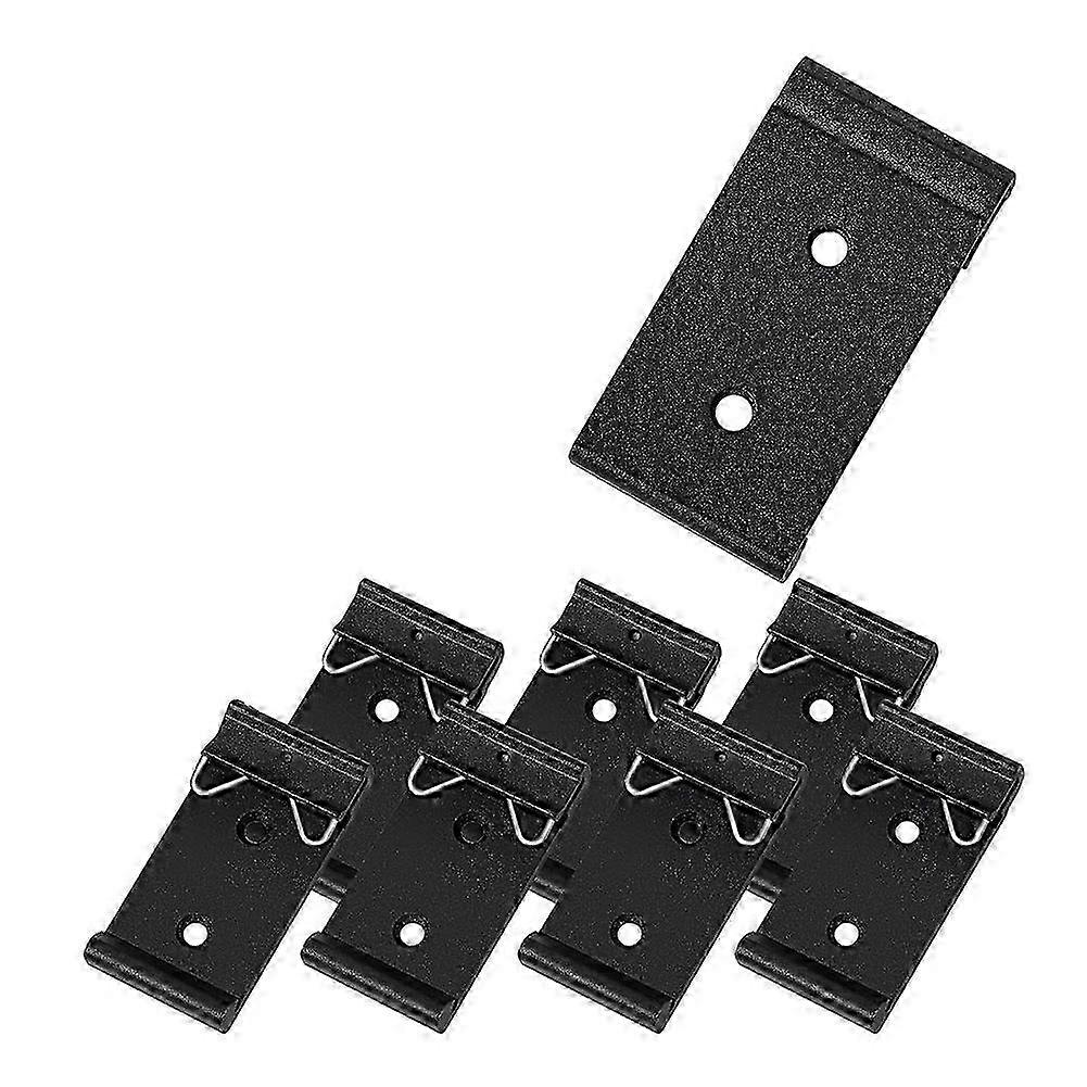 Rail Mounting Clip, Spring Clip Type, 10-pack, 35mm DIN Rail Bracket