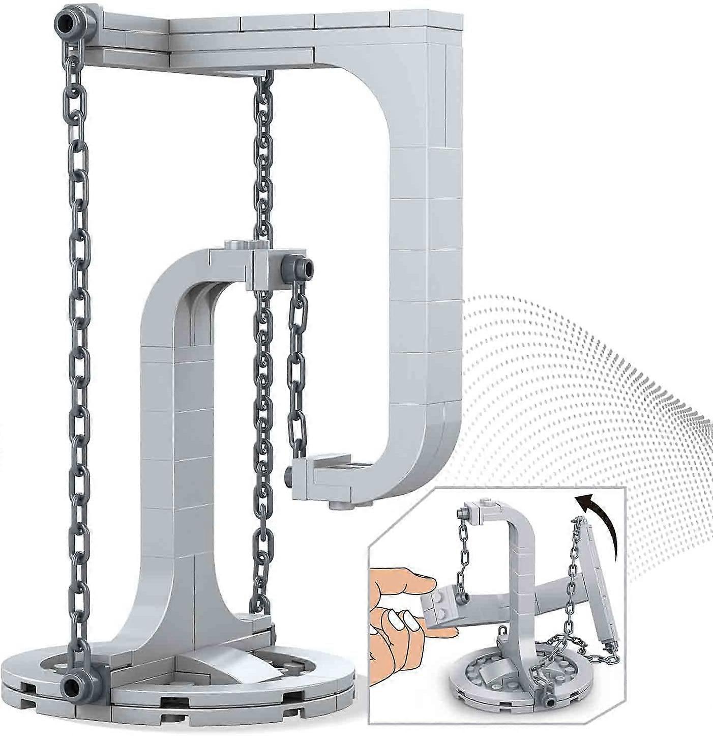 Tensegrity Table and Sculpture Kit for Kids and Adults, STEM Physics Model with Floating Display