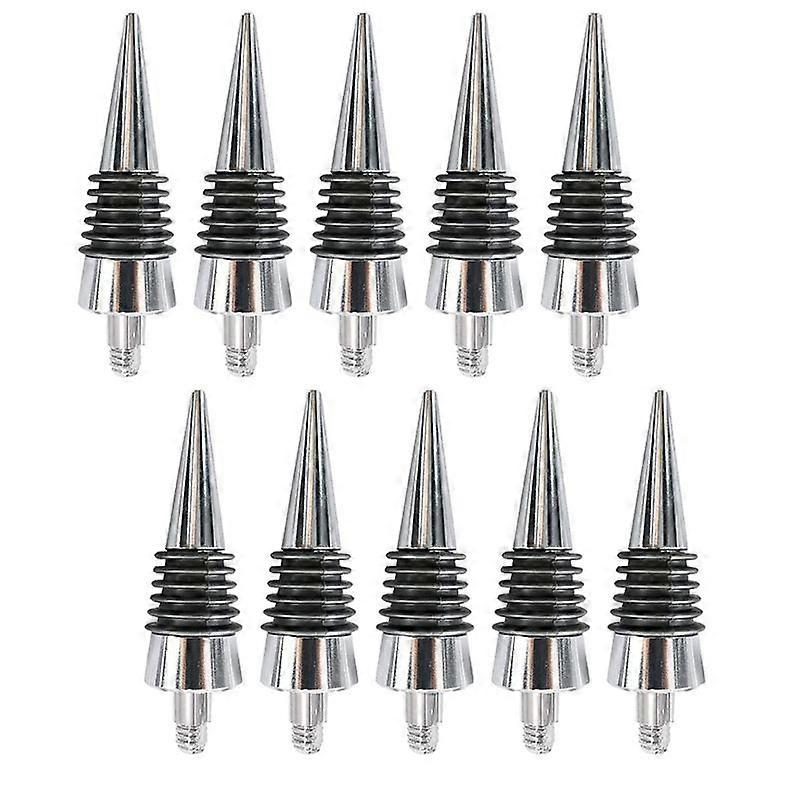 10 Pcs Thread Wine Bottles Metal Stoppers Set,Blank Bottles Stopper