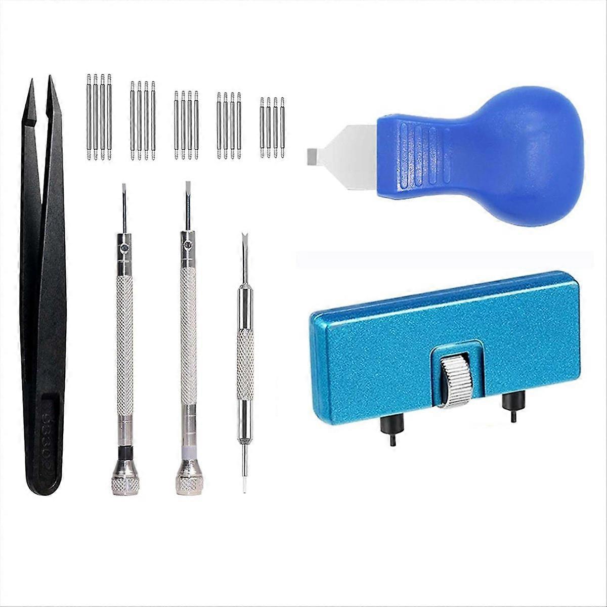 26Pcs Watch Battery Replacement Tool Kit, Watch Case Opening Pry