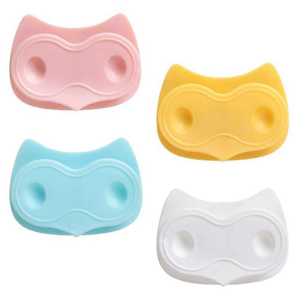 Self-Adhesive Cable Clips Cord Management for Decoration 4Pcs PP Material