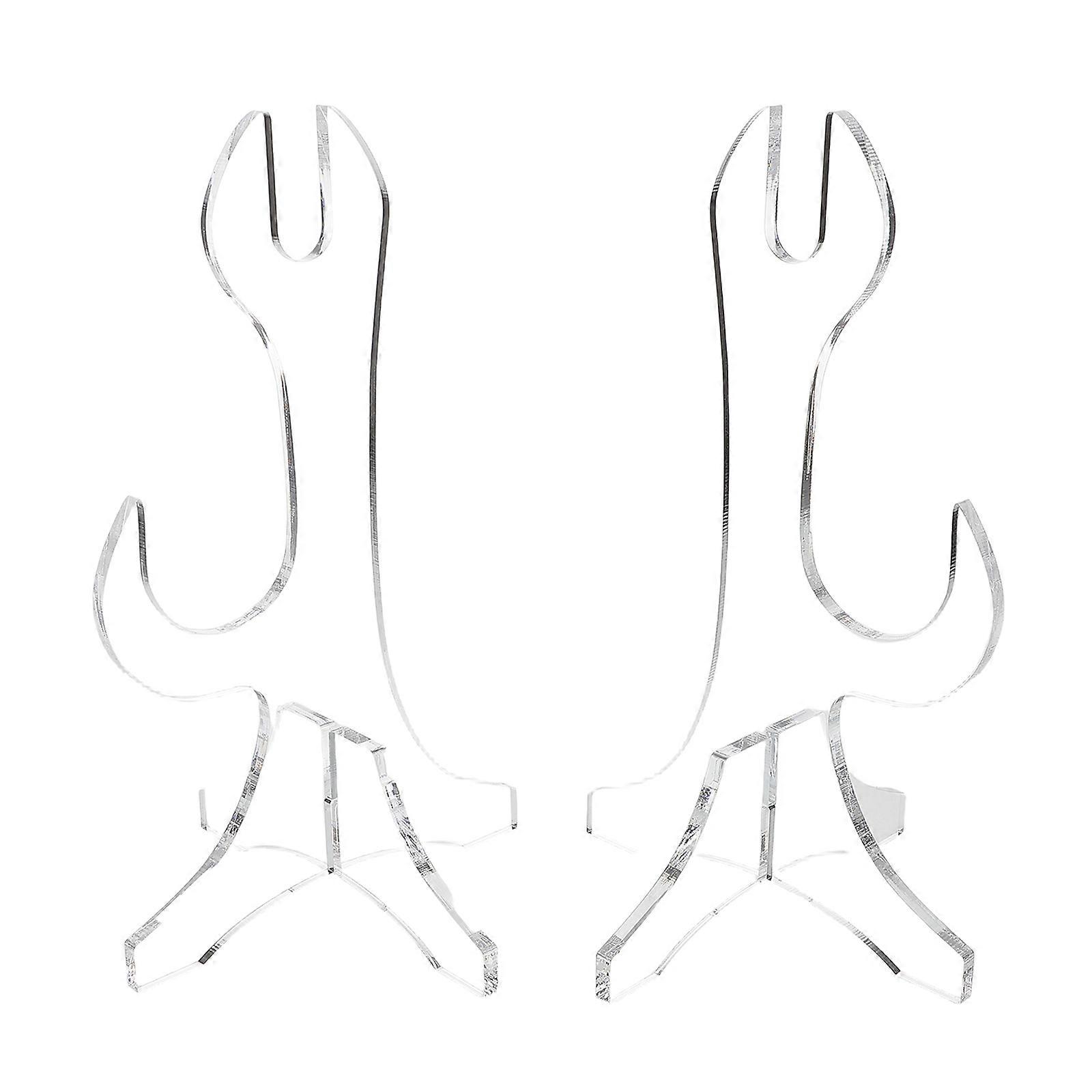 Transparent Acrylic Sword Display Rack for Martial Arts 8Pcs Double Layer