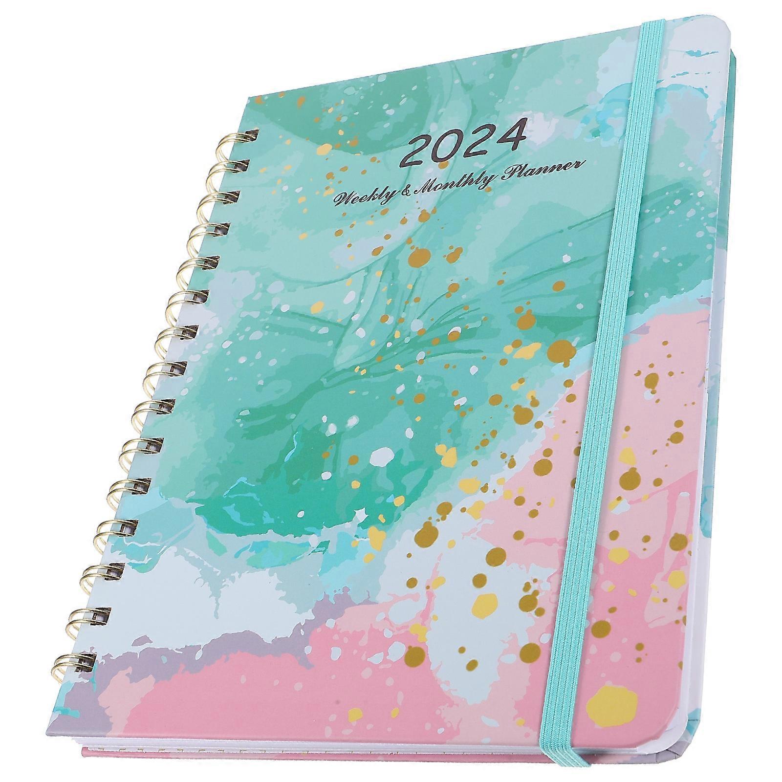 Floral Diary Notebook for Writing Multi-Function Academic Planner Organizer