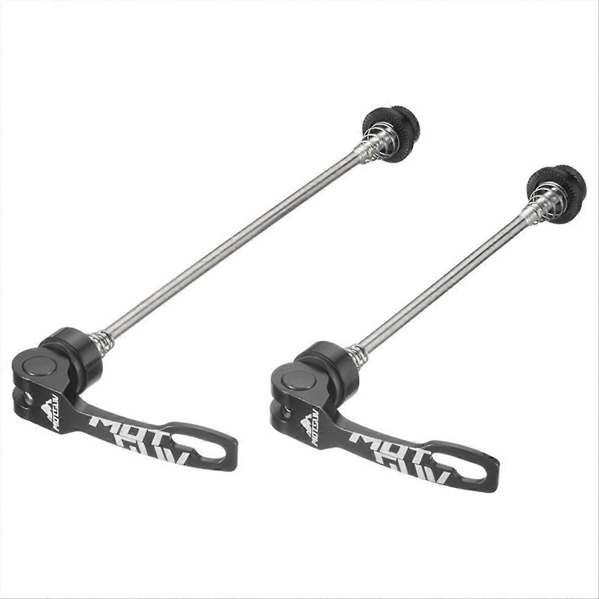  Aluminiumslegering Quick Release Spyd Sæt til Cykel Sort