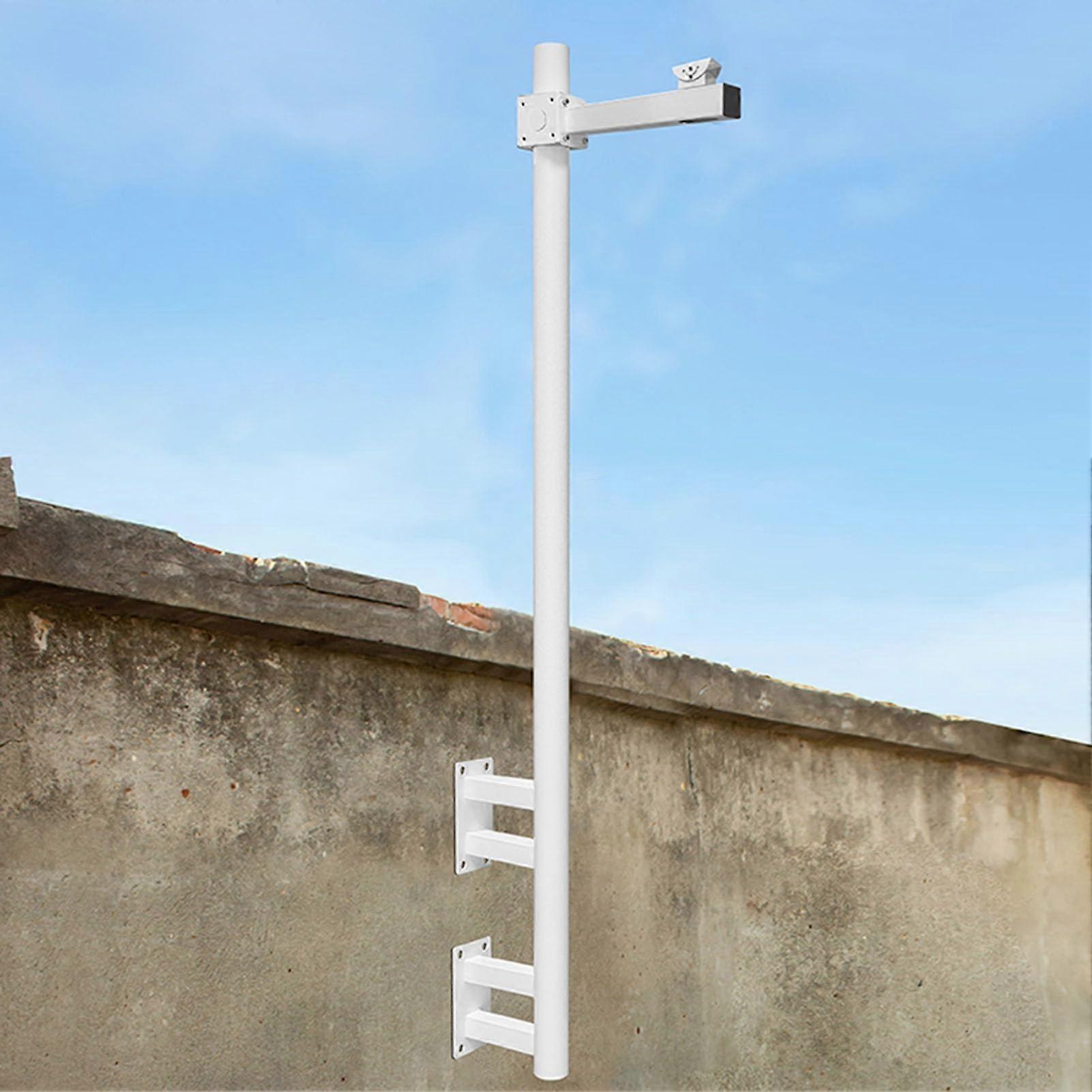 Security Camera Wall Mount Bracket, Weatherproof Metal Adjustable CCTV Dome Mount for Outdoor Use