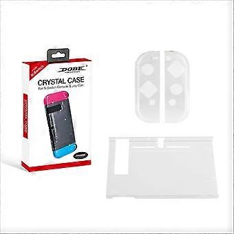 Switch Transparent Crystal Case Bundle - Klar Hård Skal til Konsol & Joy-Cons | Stødsikker, Ridsefast Beskyttelse