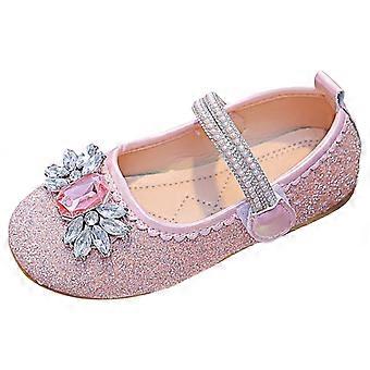 Girls Mary Jane Shoes Dress Shoes Toddler Girl School Shoes for Girls Dress Mary Jane Party Wedding Princess Shoes Red 7-7.5 Years