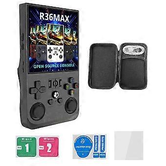 R36MAX Retro Handheld Game Console 128GB 4.0 Polegadas IPS Tela Portátil Pocket Video Player Suporta 3