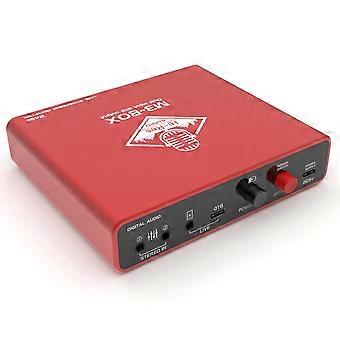 M3-box Type-C Audio Adapter 24bit Digital Stereo Sound Card Live Streaming Converter for Broadcasting