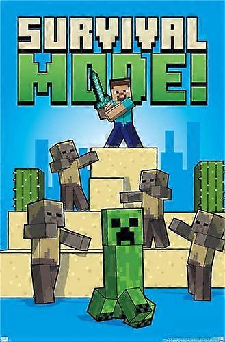 MINECRAFT - ÜBERLEBENSMODUS Holzpuzzle - 23159 -A2077