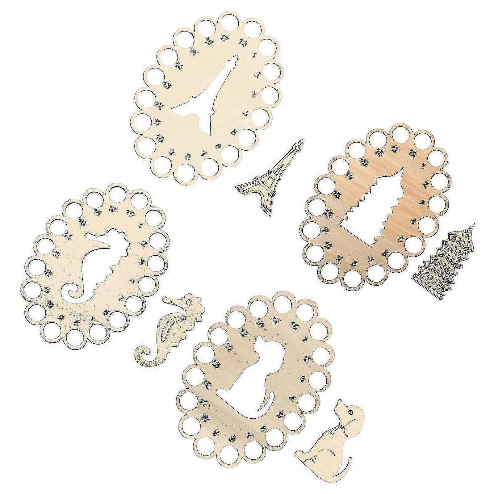 Cross Stitch Thread Holder Thread Organizing Plates for 8Pcs Use
