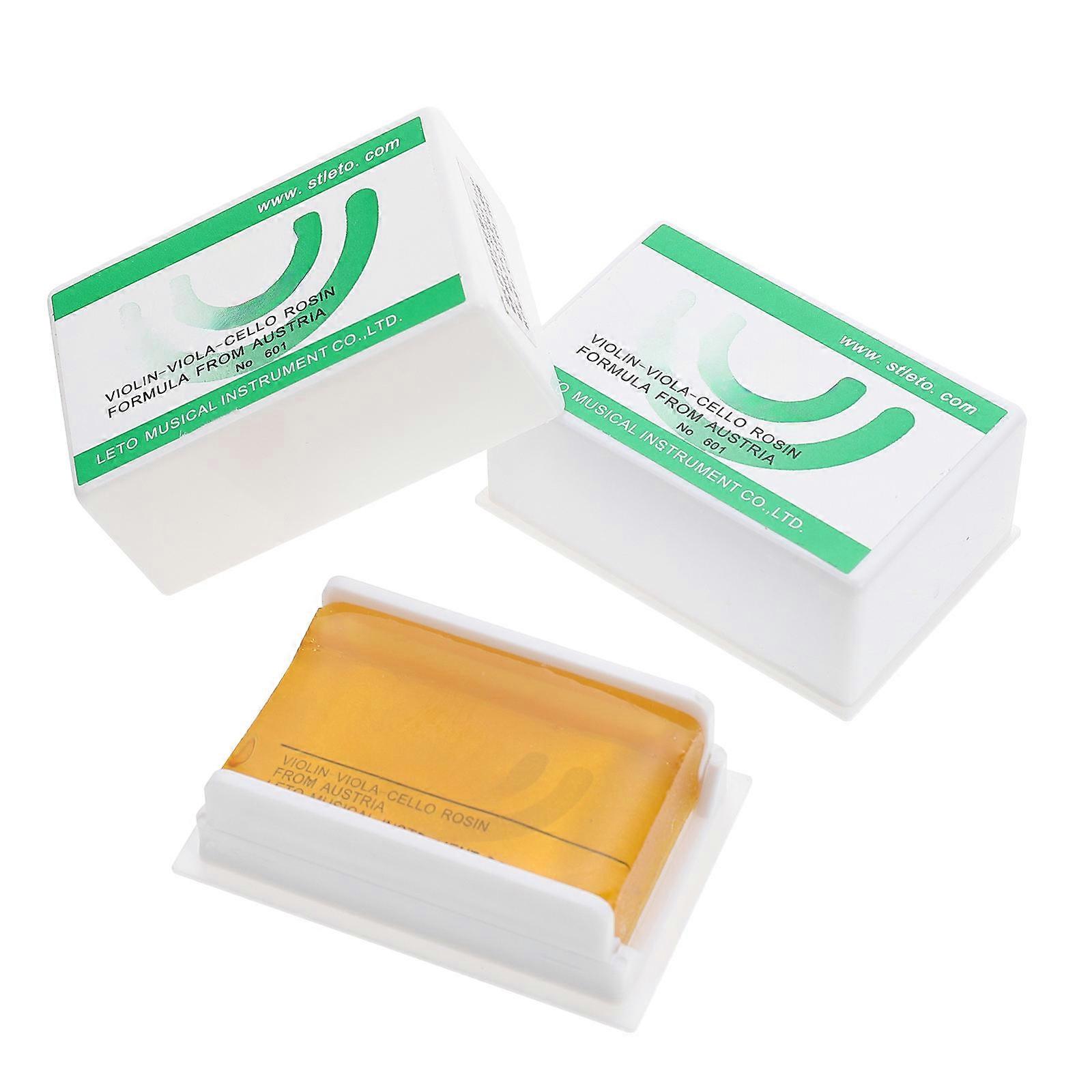 Violin Rosin Accessories for String Instrument Maintenance 2Pcs Practical Use