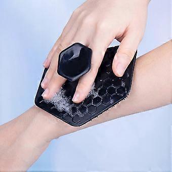 SHYV-Körperpeeling, Peelt und reinigt porentief, Dusch- und Badezimmeraccessoire aus Silikon mit speziell angefertigten Borsten und ergonomischen Griffen