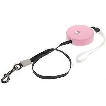 Dog Walking Retractable Rope Leash for Pet Use 5Pcs Pink Durable Leashes