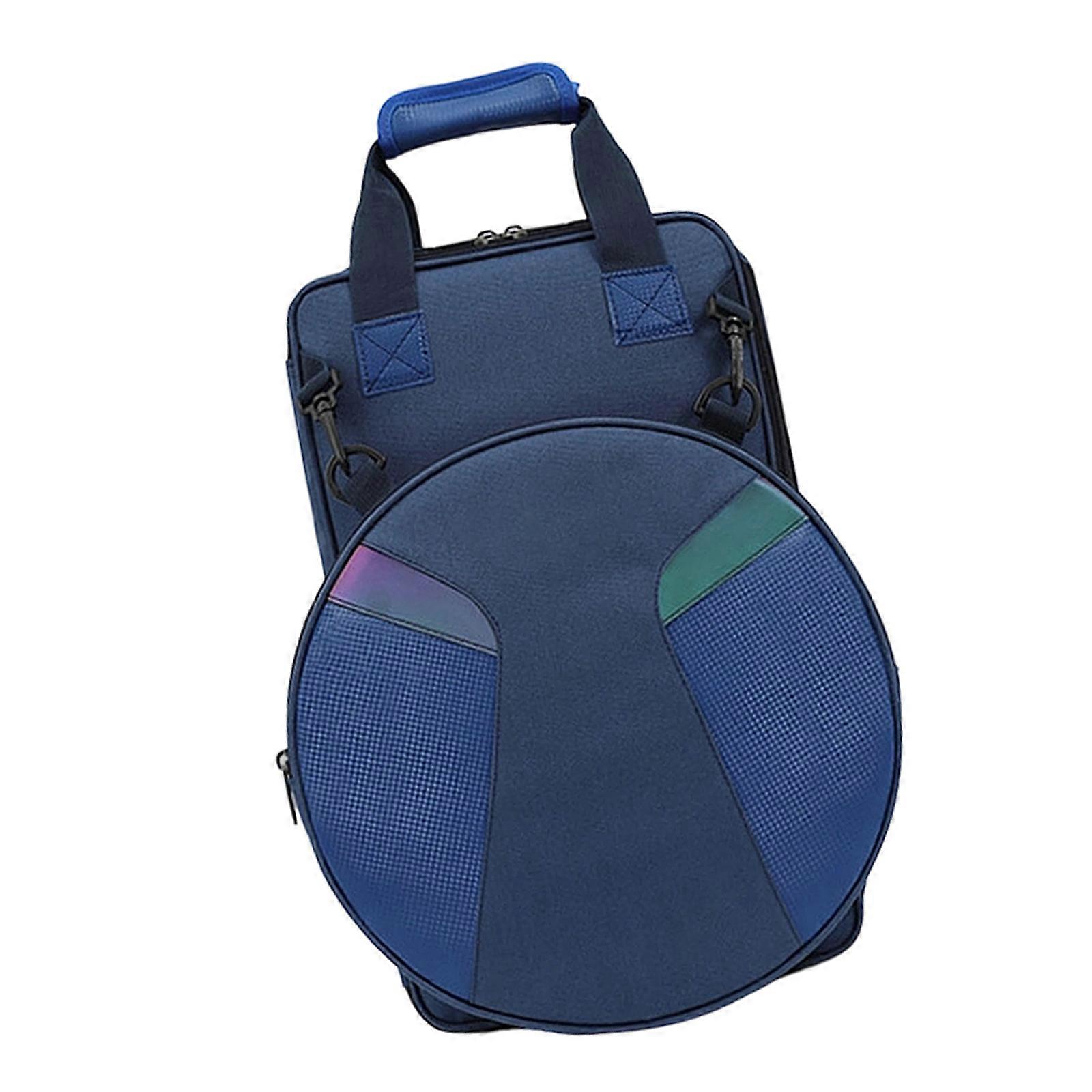 Ergonomic 12inch Drum Accessory Backpack with Padded Interior and Spacious Storage Polyester Texture for Essentials Multicolor