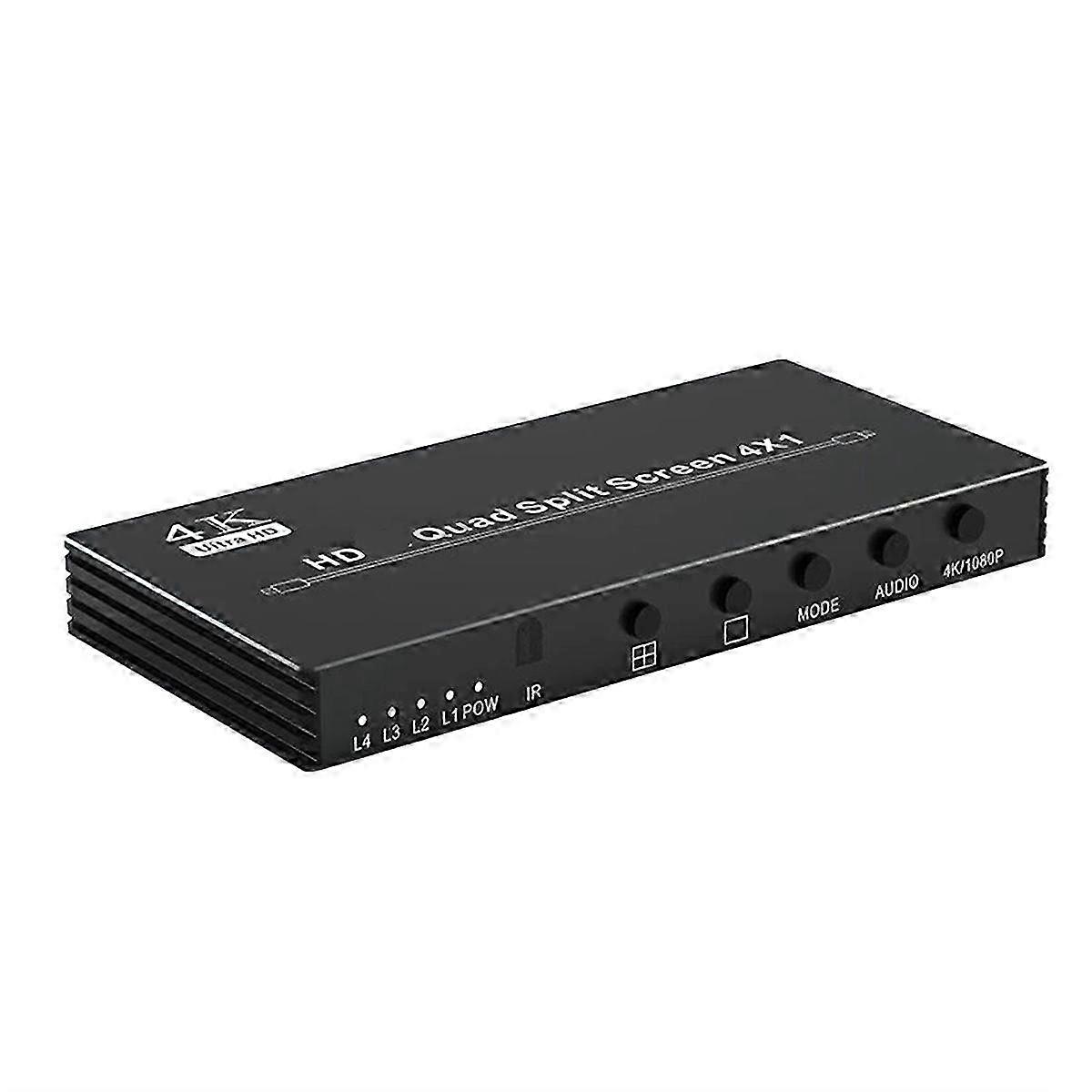 4K 4x1 Quad Multiviewer Seamless Switcher