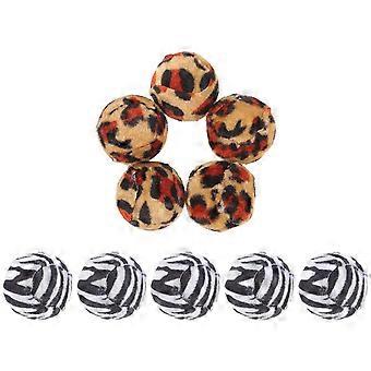 Lot de 10 balles de jeu interactives pour chat