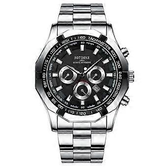 2023 Luxus Herren Sportuhren Mode Männer Business Edelstahl Wasserdichte Quarz Armbanduhr Leuchtende Uhr Montre Homme