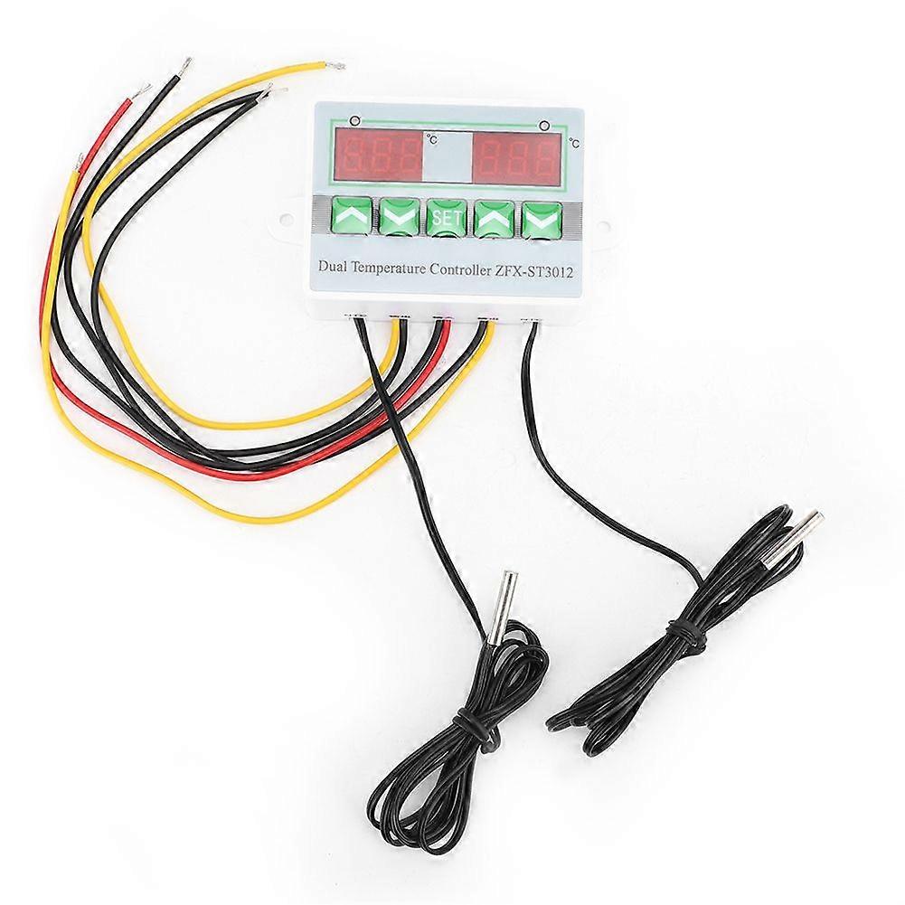 ZFX-ST3012 Intelligent Digital Temperature Controller Dual Display Electric Microcomputer Thermostat(24V )