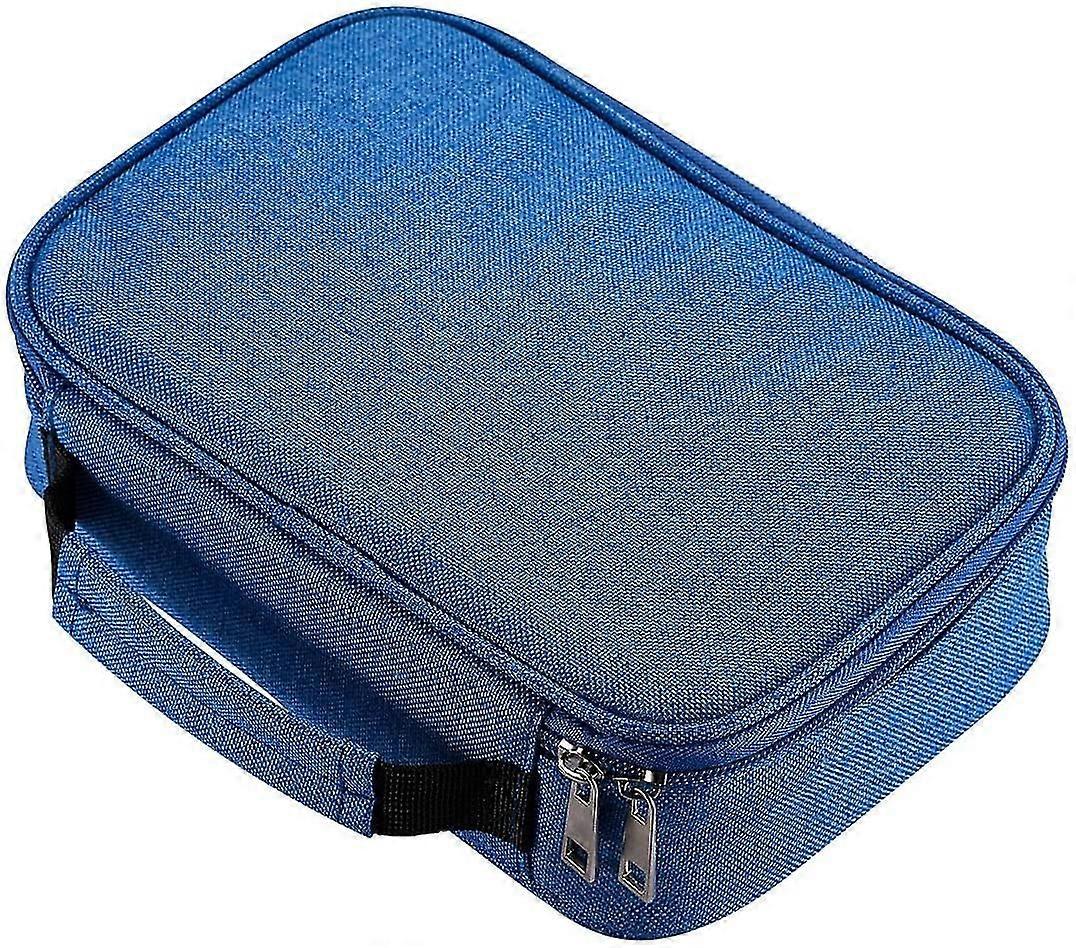 Pencil Case, 72 Slots Multi-functional Large Capacity Pens Case,blue