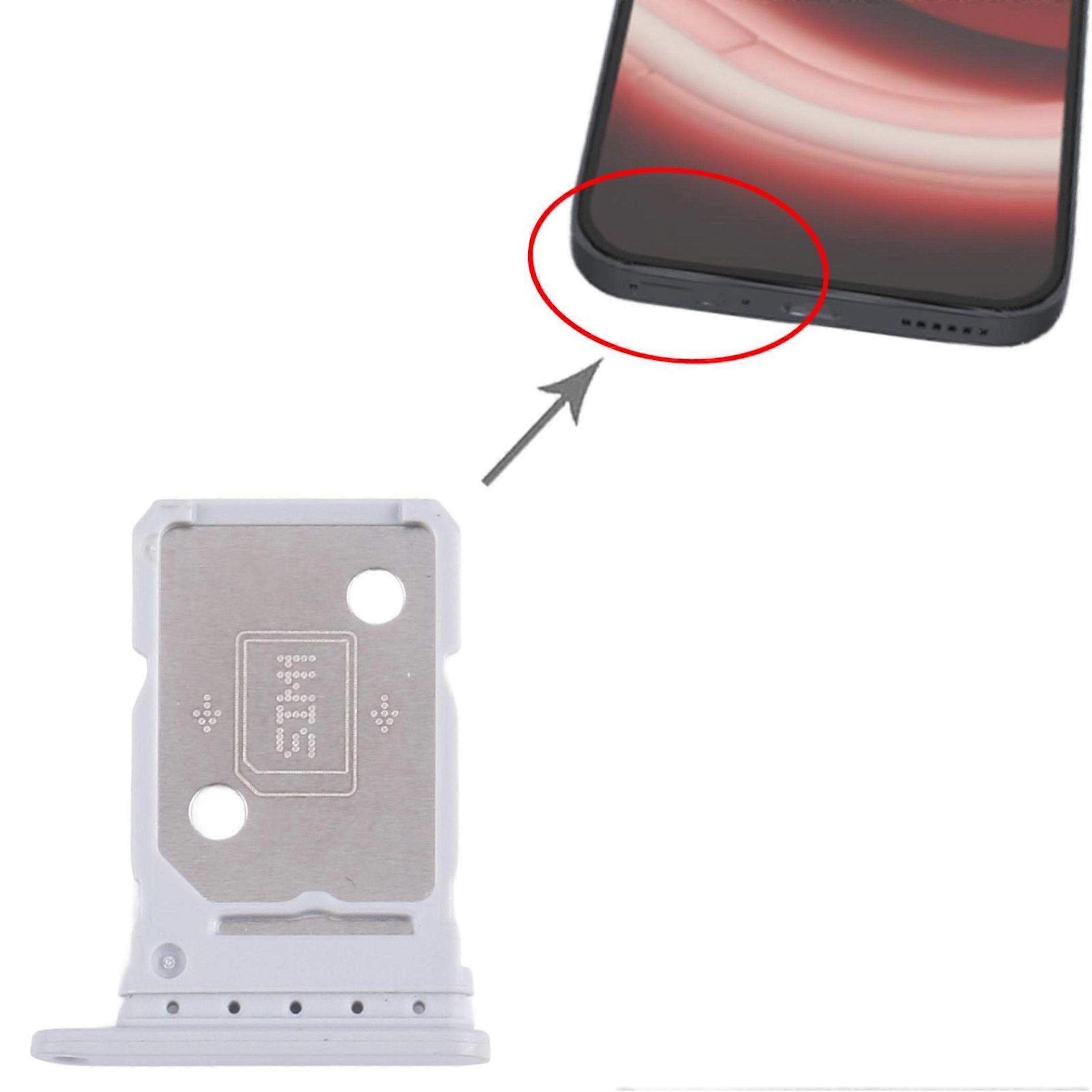 For Nothing Phone 2A SIM Card Tray Dual SIM Replacement Part Silver