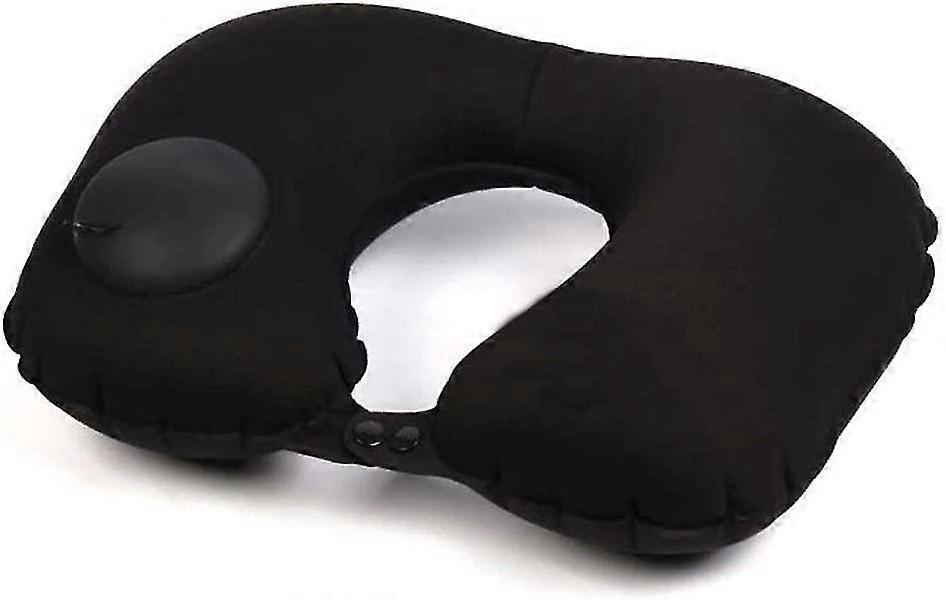 Inflatable U-shaped Neck Pillow With Clip