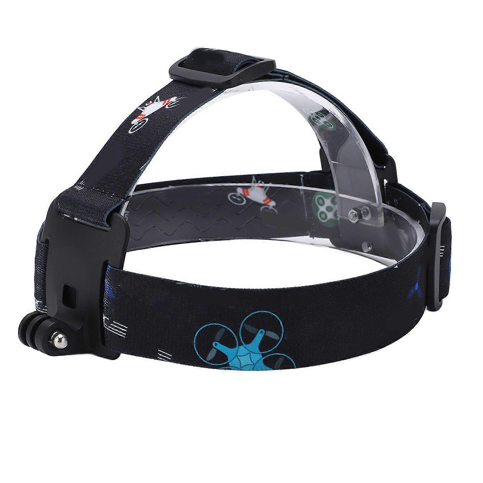 STARTRC Camera Head Mount Action Camera Headset Strap with Bracket Compatible With Action 2 Motion Cameras Black