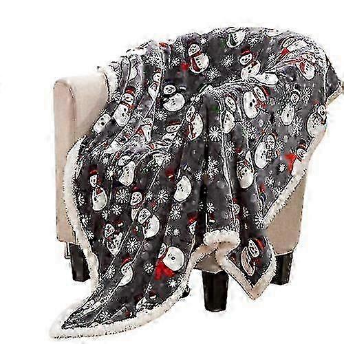 Christmas Flannel Rug compatible with Sofa Bed