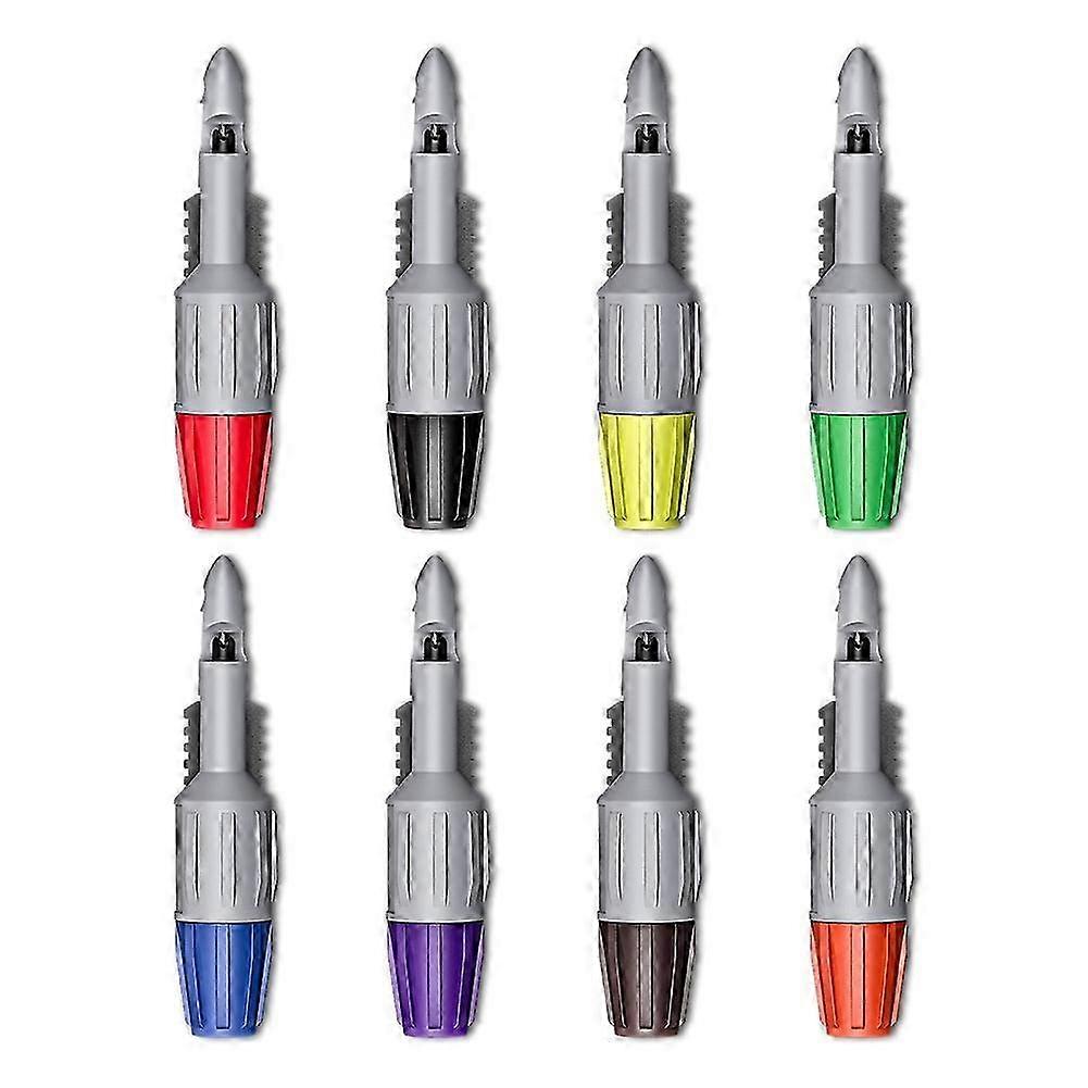 8PC Wire Piercing Probe Insulation Piercing Clip Wire Piercing Tool compatible with Multimeter Voltage Voltmeter Testing 4mm