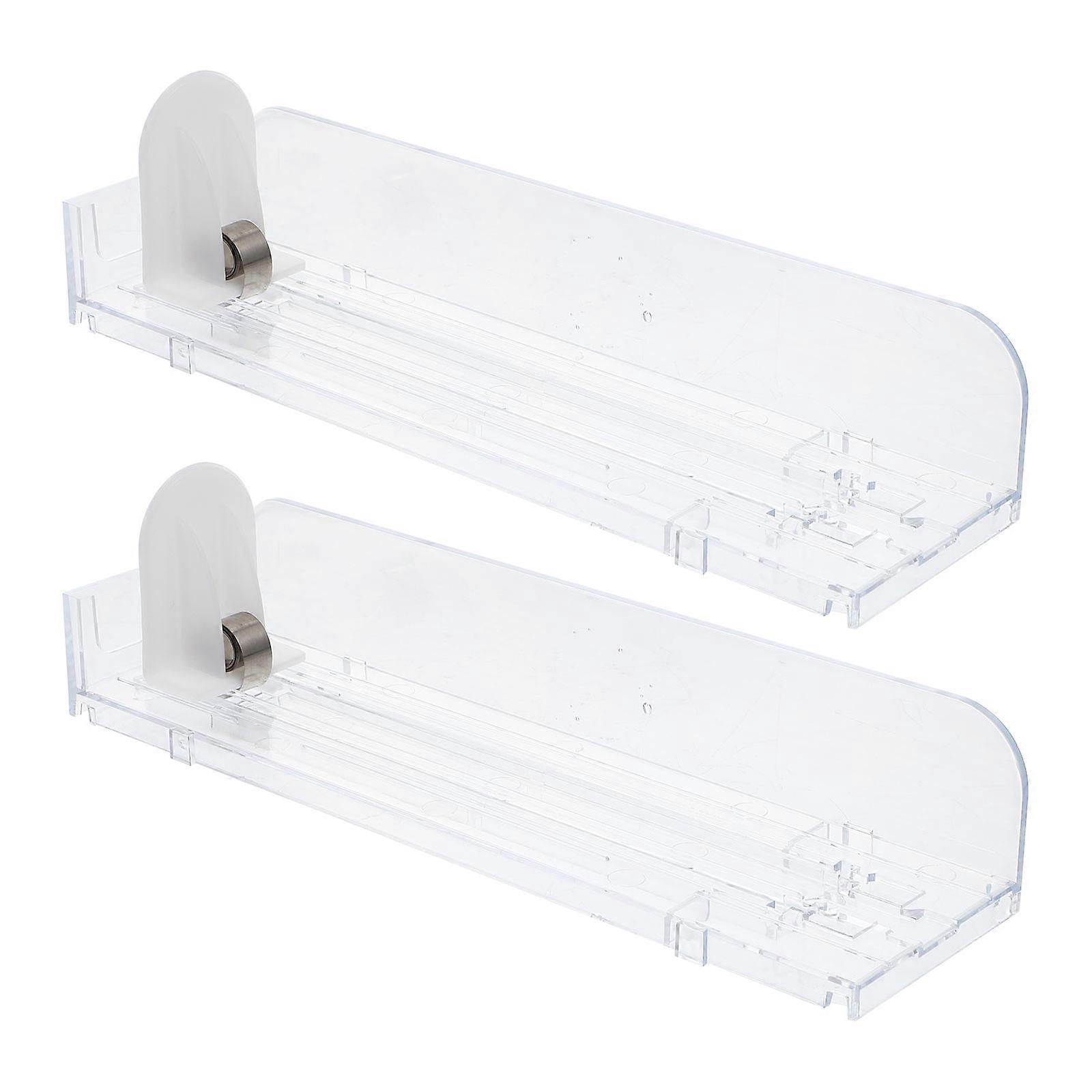 Auto Showcase for Storage Use 2Pcs Transparent Display Cases