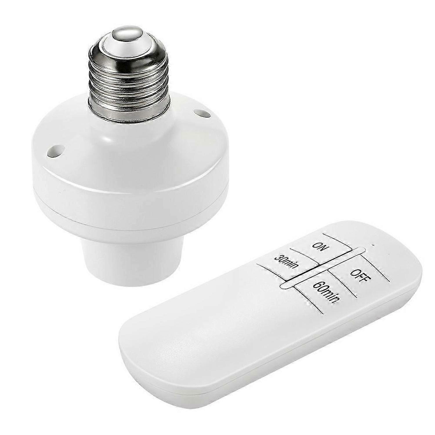 Wireless Lamp Holder Remote Control 50/60Hz Dimmable E26 E27 Socket Not