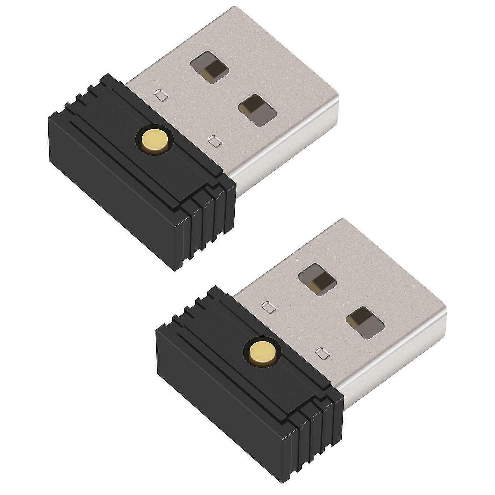 2Pcs USB Mouse Jiggler,Undetectable Automatic Computer Mouse Mover Jiggler, Keeps Computer Awake,Simulate Mouse Movement