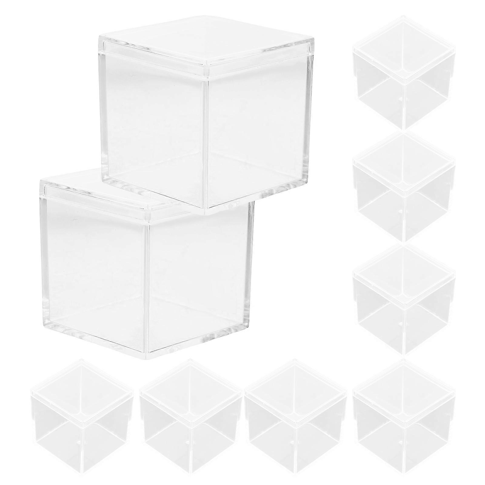 9buc Mini Square Candy Box Sample Box Multifunctional Storage Box Candy Holder