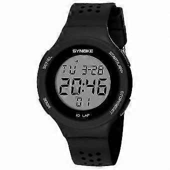 Waterproof Swimming Sports Electronic Watch, Thin LED Display, Breathable Strap, Fashion Style for Students and Couples