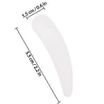 Face Cream Spoon Tool for Skincare Use 100Pcs White Cosmetic Scoop
