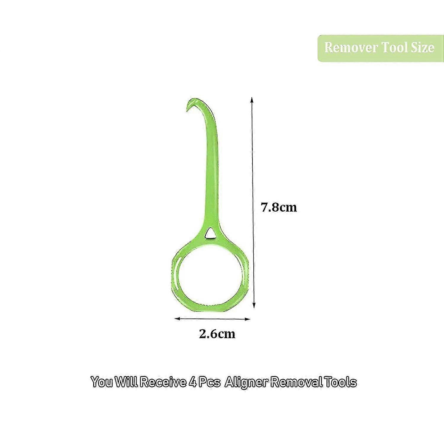Aligner Remover Tool, 4 Pcs Clear Aligner Removal Tool For Invisible Removable B