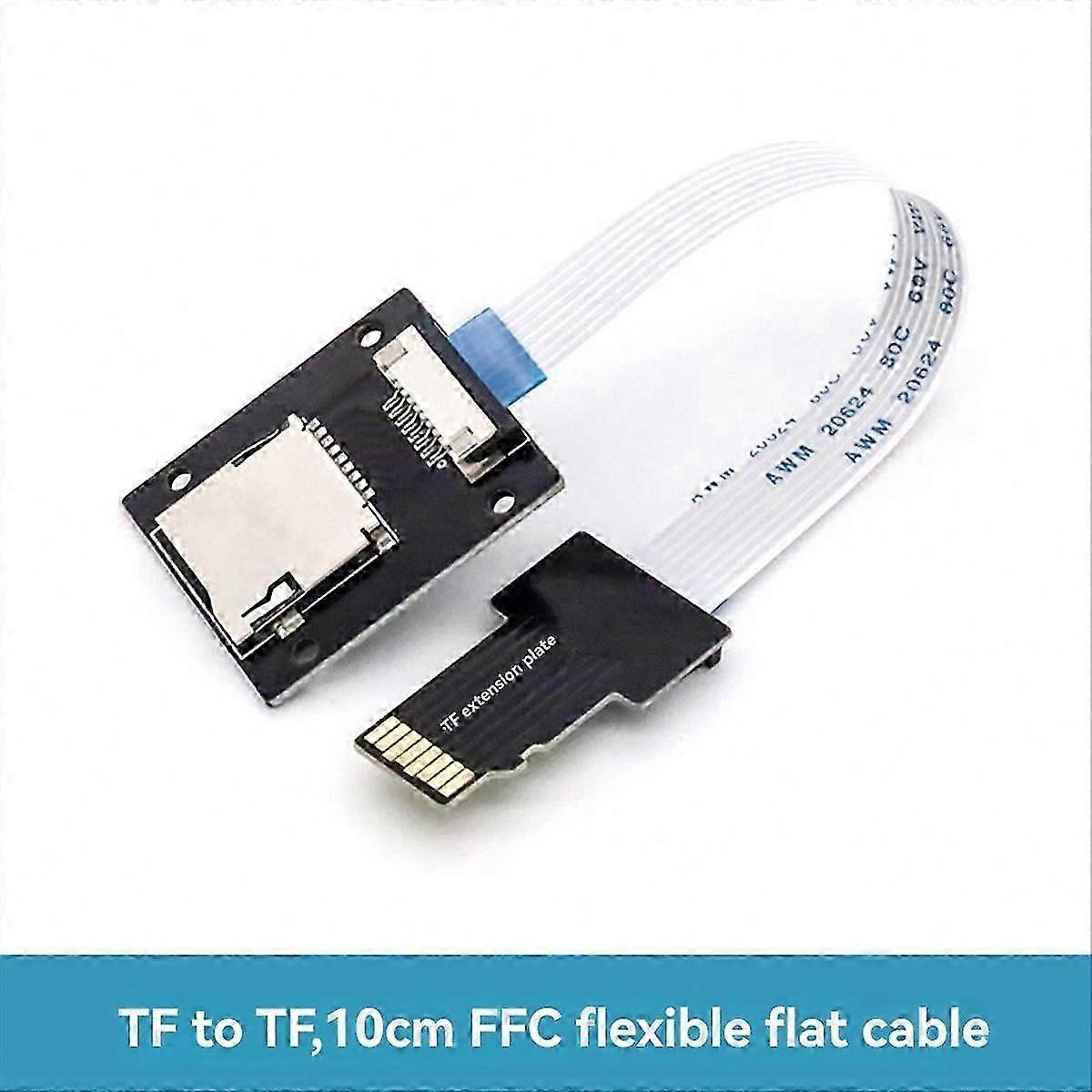 10cm TF Memory Card Extension Cable for Micro-SD External Adapter, Compatible with 5/4/3/Zero