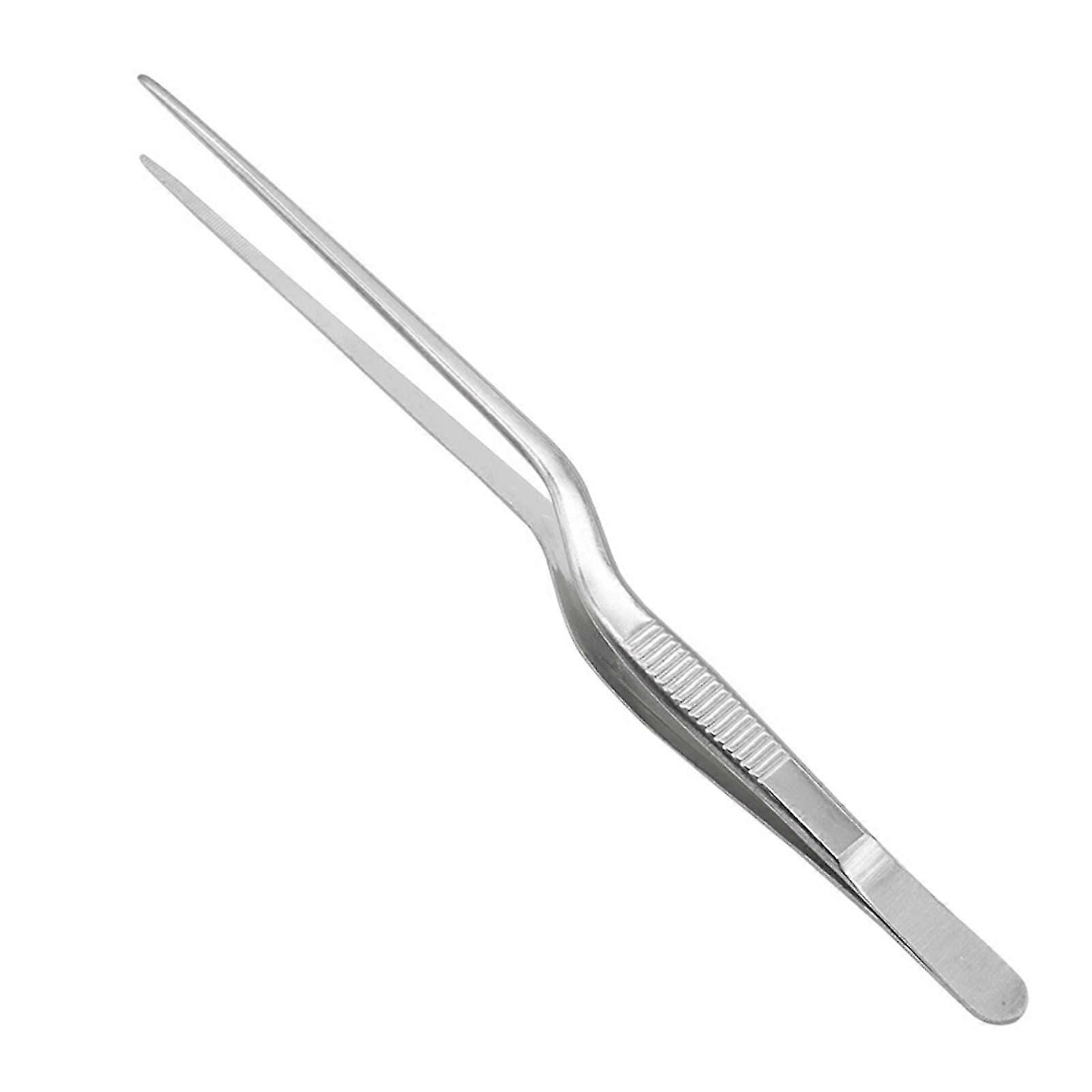 Precision Bent-Tip Stainless Ear Tweezer