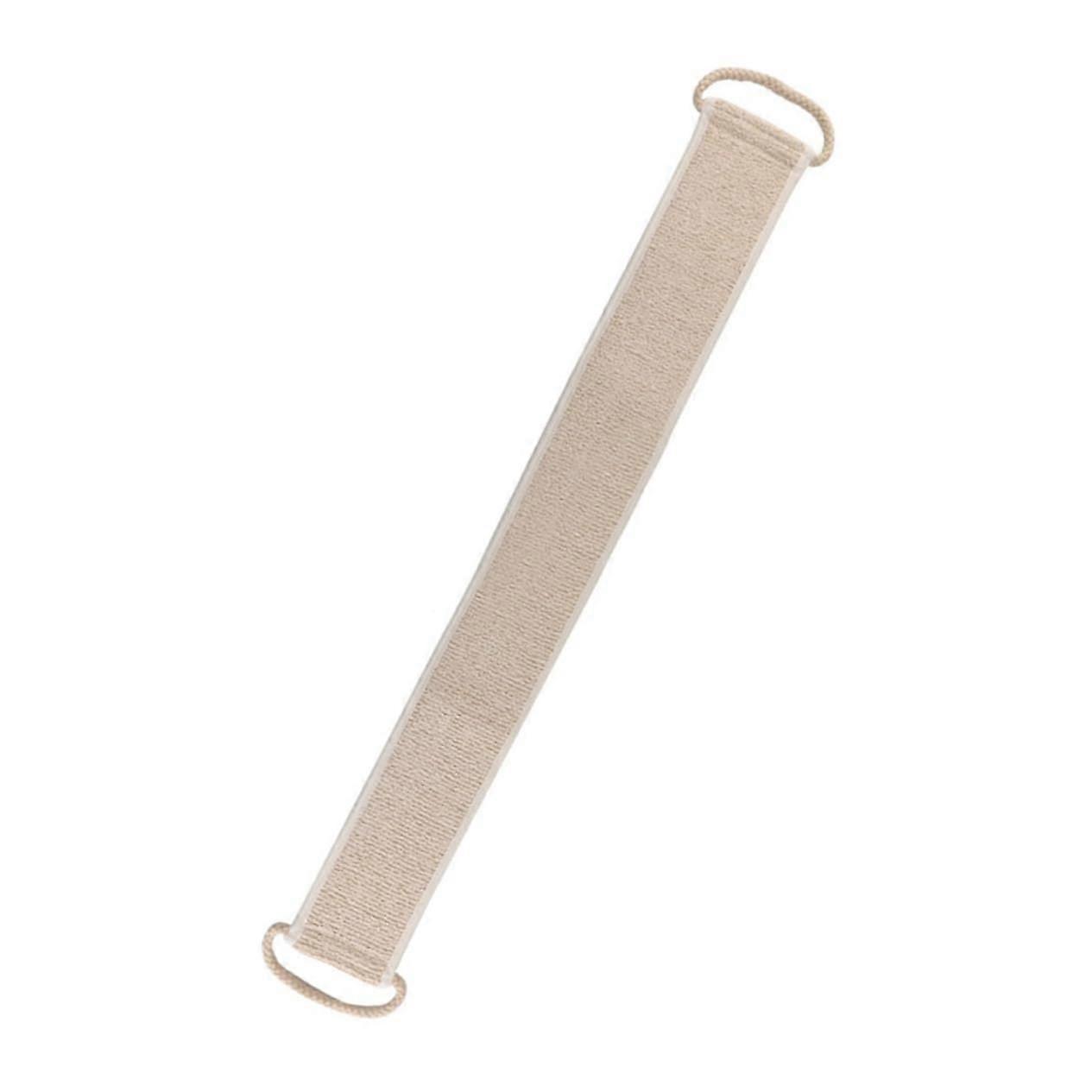 Hemp Back Scrubber for Shower with Effective Exfoliating Texture and Comfortable Grip Handles